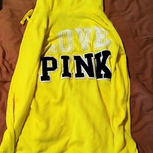 Victoria’s Secret PINK yellow hoodie
